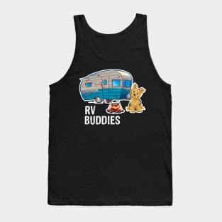 Yorkie Dog Rv Buddies Pet Lovers Funny Camping Camper Tank Top